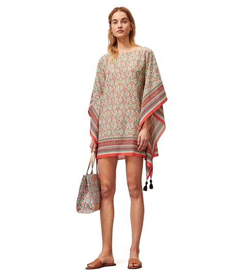 Tory Burch Printed Beach Caftan .